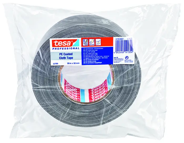 tesaband 53799 Gewebe 80mesh, 50m x 50mm, olivgrün, 310µm