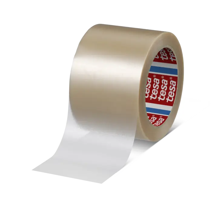 tesapack 4100 PVC, 66m x 75mm, transparent, 65µm