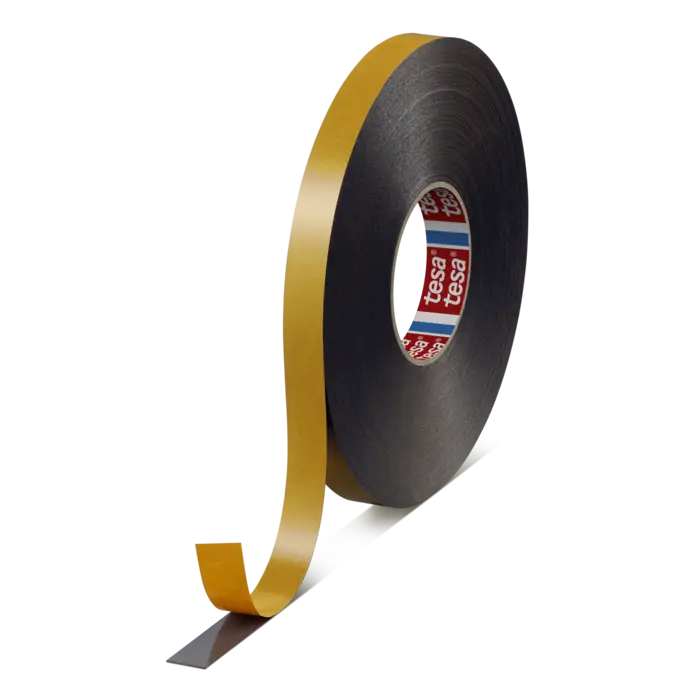 tesa Putzband quergerillt, 33 m x 50 mm, gelb, 130µm