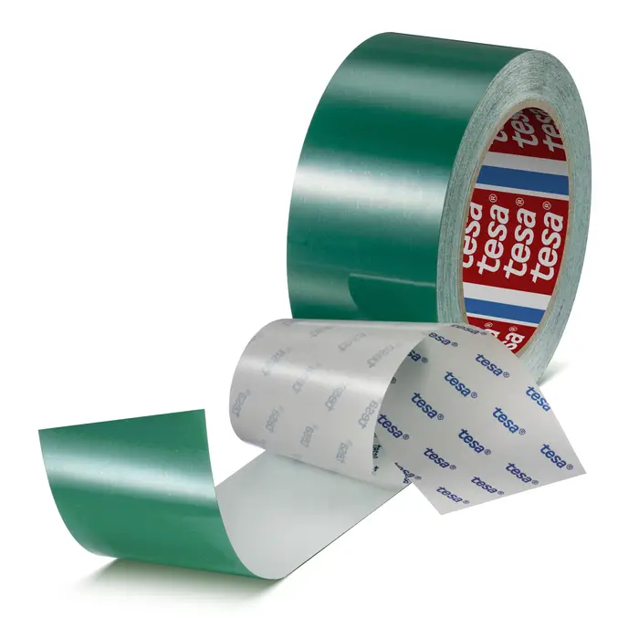 tesa Strapping 64250, 66m x 50mm, blau-transparent, 79µm