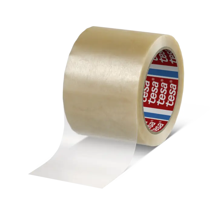 tesapack 4120 PVC, 66m x 75 mm, transparent, 49µm