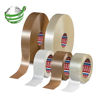 tesapack eco & Standardpackung mit 6 Rollen transparent, 132 m x 50 mm, 36µm