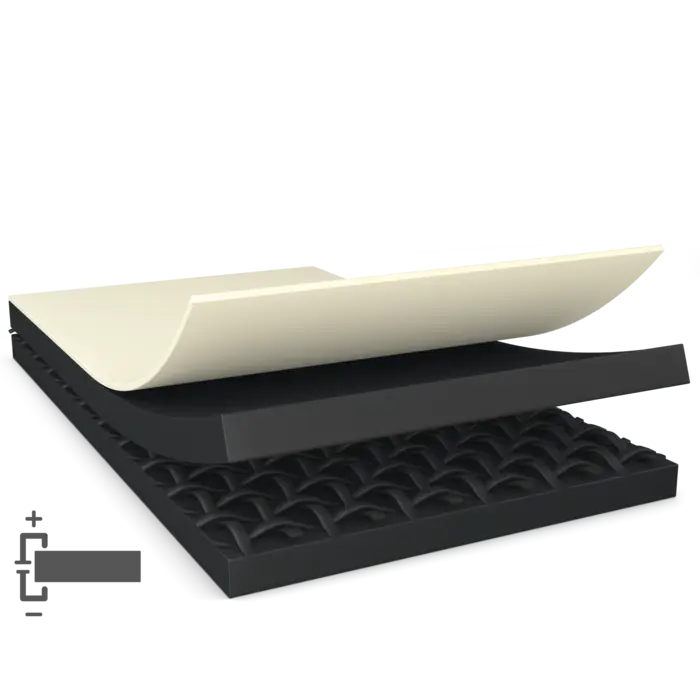 tesa Professional 60950, 15m x 50mm, schwarz, 900µm