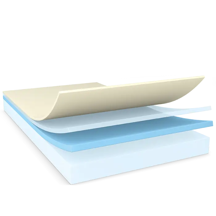 tesa 64284, 66m x 1400mm, hellblau, 115µm