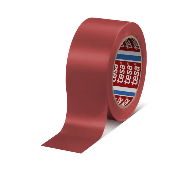 tesa 60760 Bodenmarkierung, 33m x 50mm, rot, 150µm