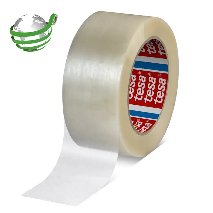 tesapack eco & standard pack of 6 rolls braun - 132 m x 50 mm