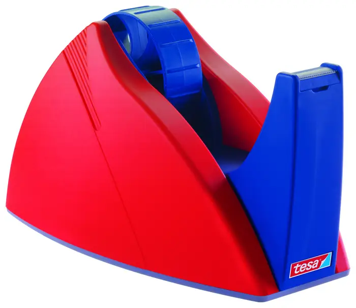 Easy Cut Tischabroller rot-blau, leer, für Rollen bis 66 m x 25 mm