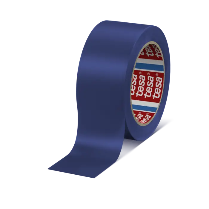 tesa 60760 Bodenmarkierung, 33m x 50mm, blau, 150µm