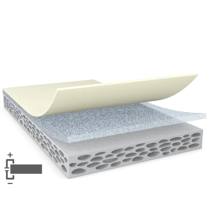 tesa 60860, 300m x 560mm, silber, 58µm